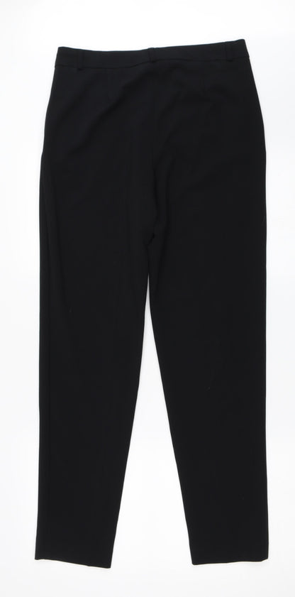 Womens UK Size 10 Marks and Spencer Regular Fit  Black Trousers