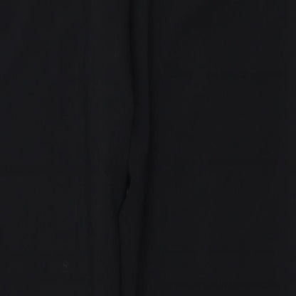 Womens UK Size 10 Marks and Spencer Regular Fit  Black Trousers