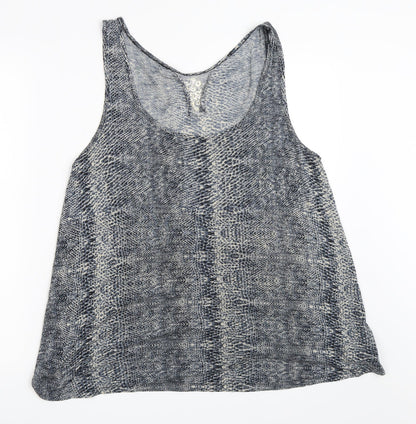 Womens UK Size 12 BHS Blue Basic Tank