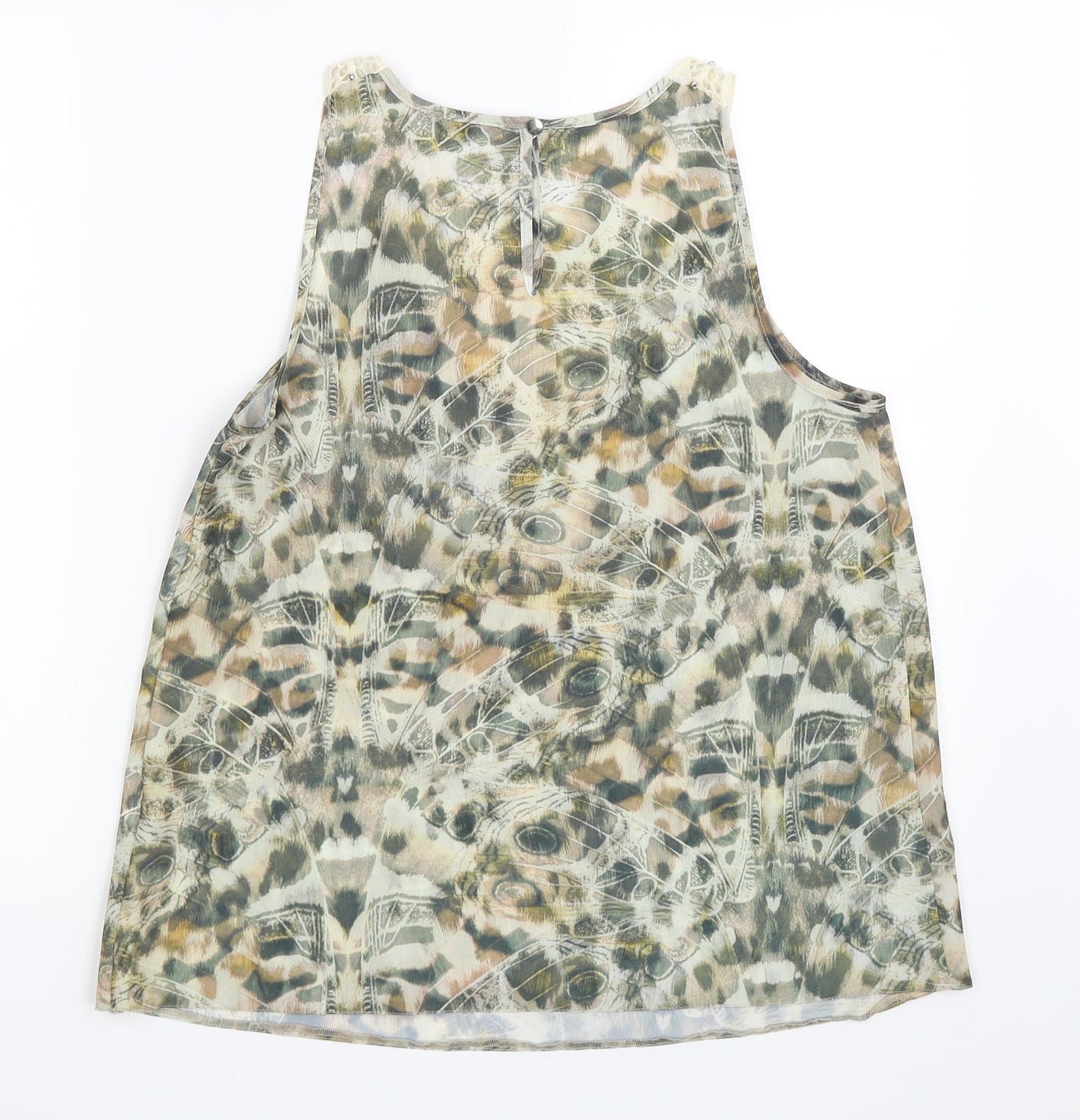 Womens UK Size 12 Atmosphere Green Basic Blouse