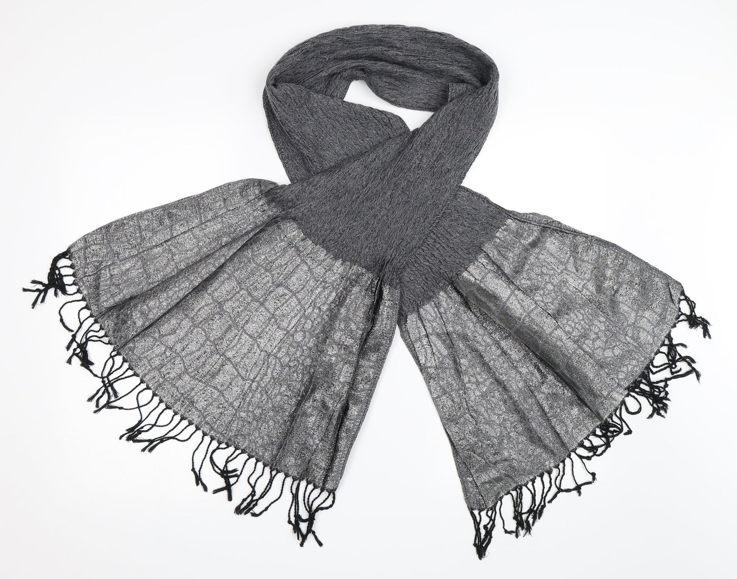 Preworn Womens Grey    Scarf