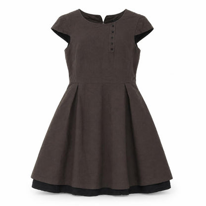 Caroll Womens Brown   Skater Dress  Size 42