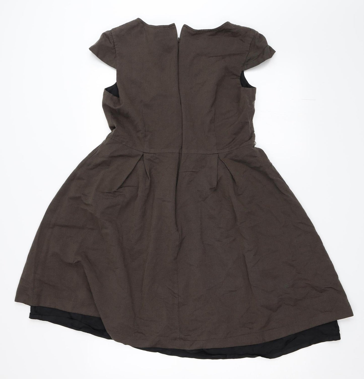 Caroll Womens Brown   Skater Dress  Size 42