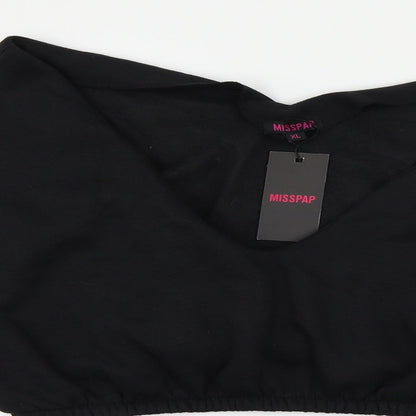 Misspap Womens Black   Pullover Jumper Size M