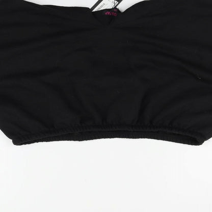 Misspap Womens Black   Pullover Jumper Size M