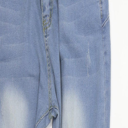 Womens UK Size 26 in Preworn Regular Fit Straight Blue Jeans