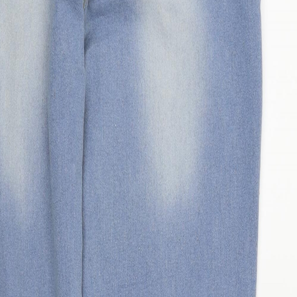 Womens UK Size 26 in Preworn Regular Fit Straight Blue Jeans