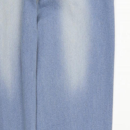 Womens UK Size 26 in Preworn Regular Fit Straight Blue Jeans