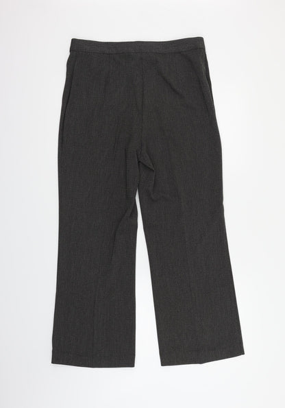Womens UK Size 14 Marks and Spencer Regular Fit  Grey Trousers