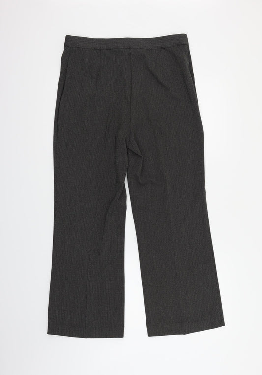 Womens UK Size 14 Marks and Spencer Regular Fit  Grey Trousers