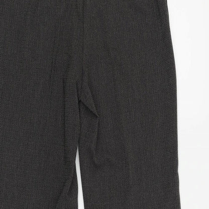 Womens UK Size 14 Marks and Spencer Regular Fit  Grey Trousers