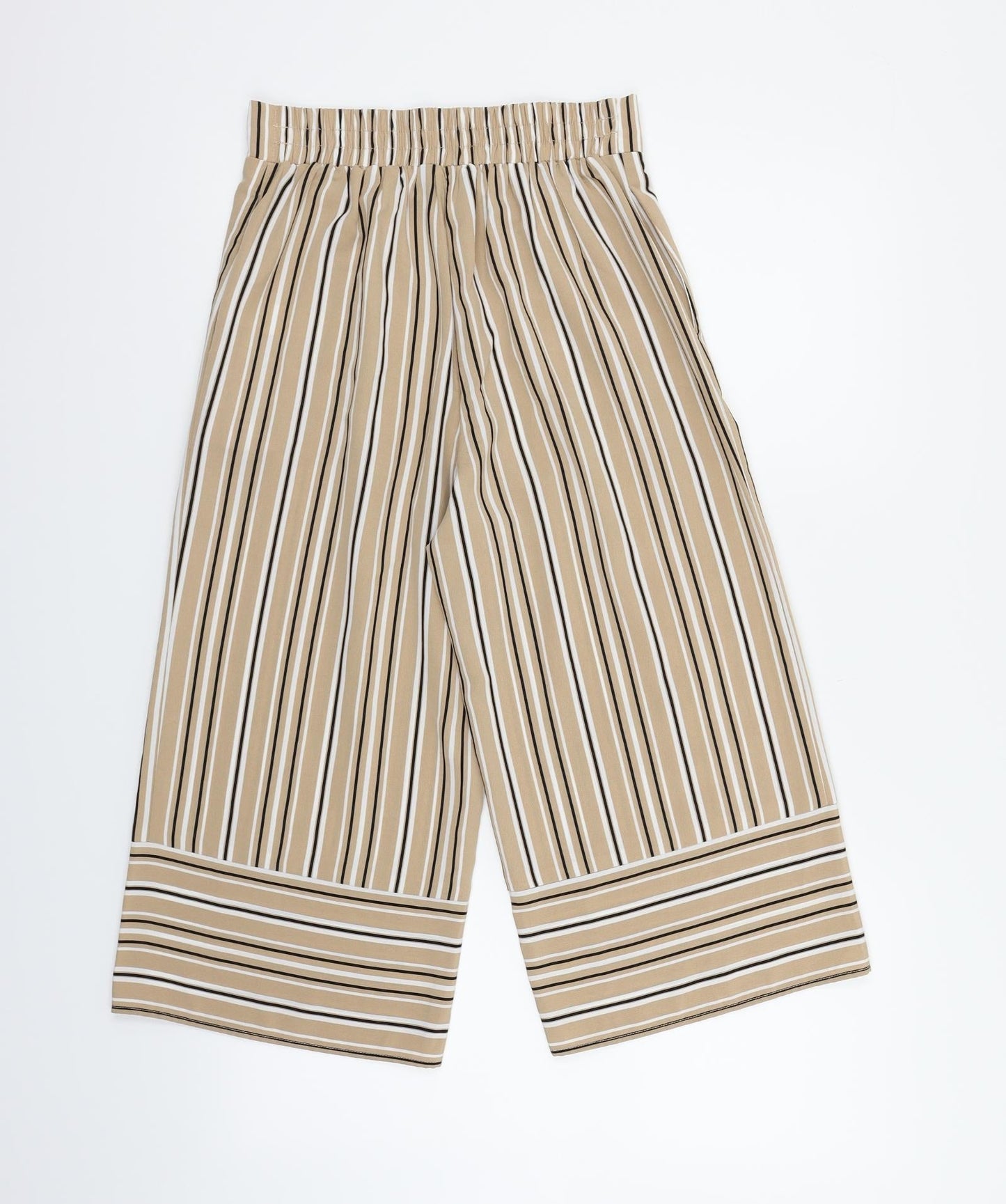 New Look Girls Beige Striped  Jegging Trousers Size 13 Years