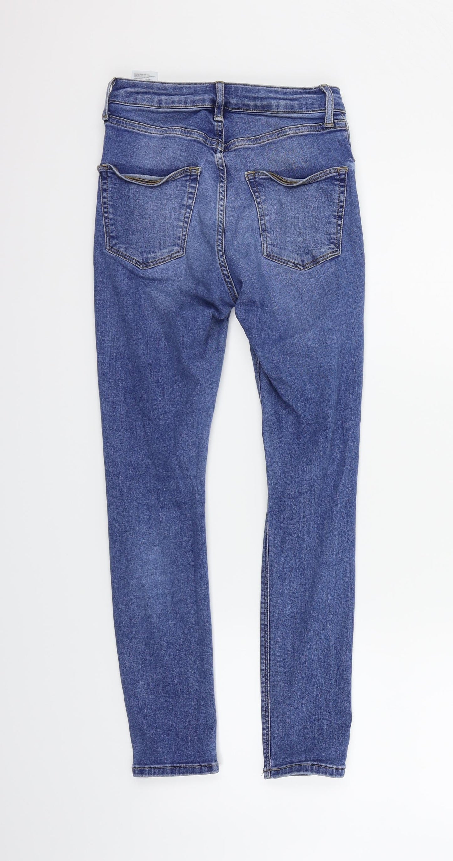 Topshop Girls Blue   Straight Jeans Size S