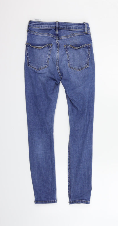 Topshop Girls Blue   Straight Jeans Size S