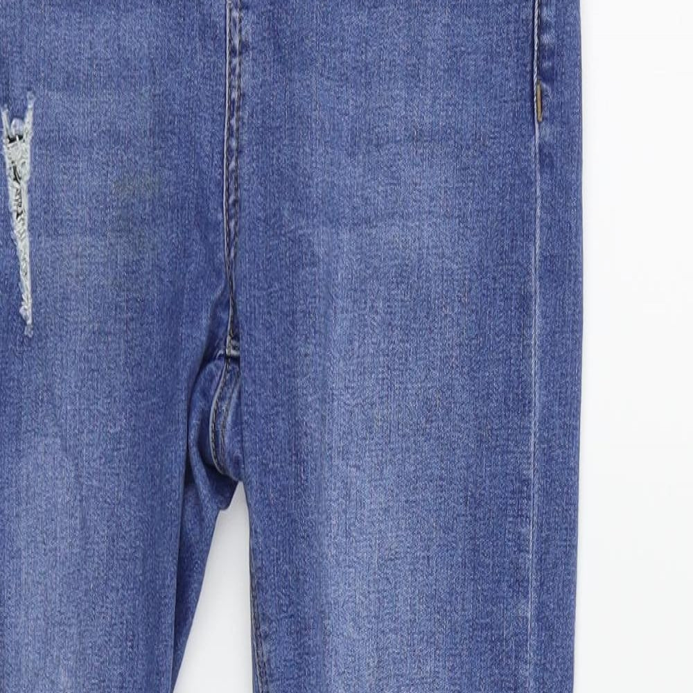 Topshop Girls Blue   Straight Jeans Size S