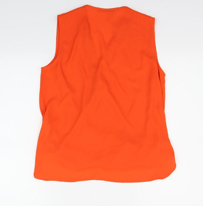 George Womens Orange   Basic T-Shirt Size 10