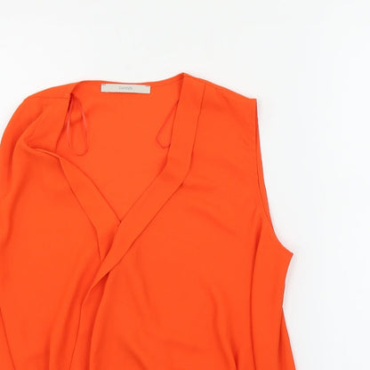 George Womens Orange   Basic T-Shirt Size 10