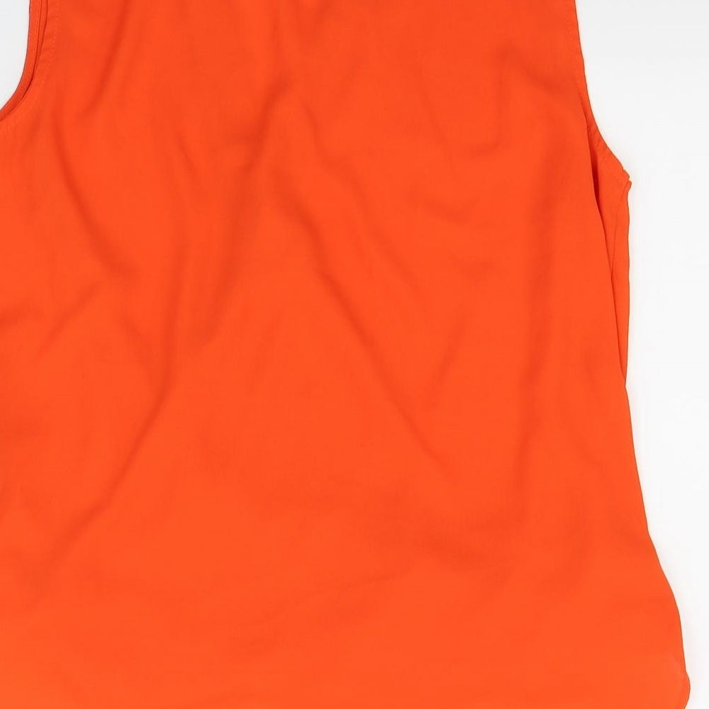 George Womens Orange   Basic T-Shirt Size 10
