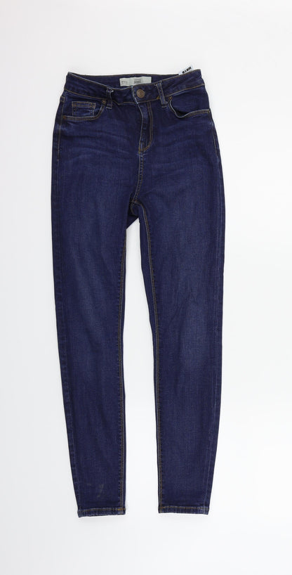Topshop Girls Blue   Straight Jeans Size S
