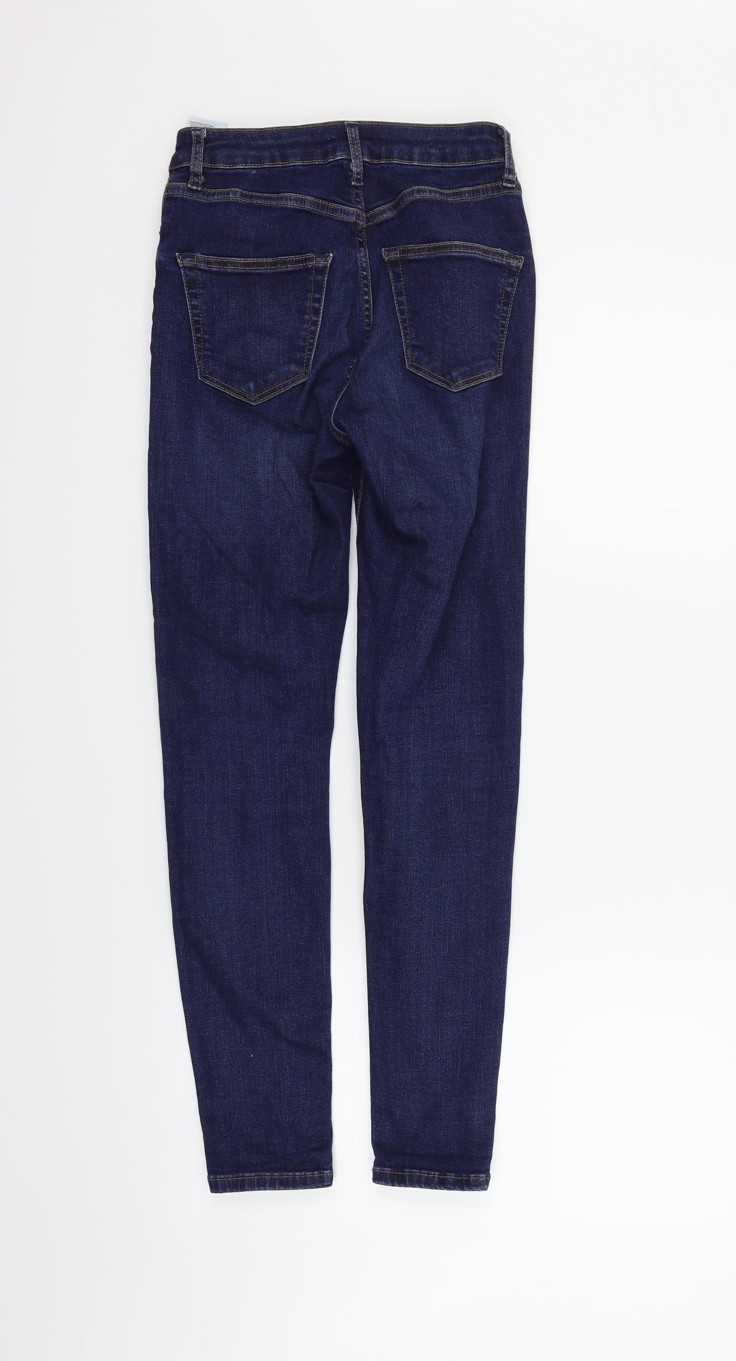 Topshop Girls Blue   Straight Jeans Size S