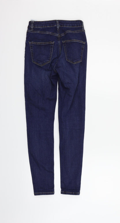 Topshop Girls Blue   Straight Jeans Size S