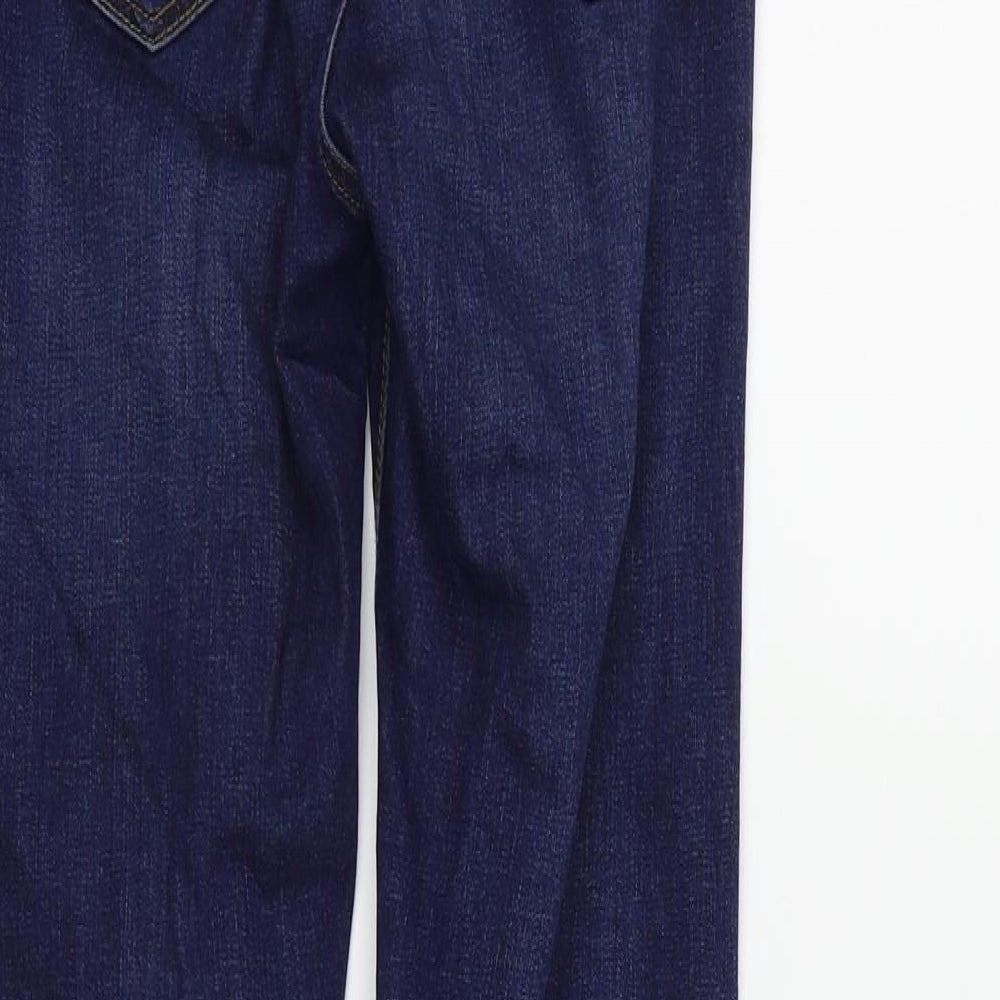 Topshop Girls Blue   Straight Jeans Size S