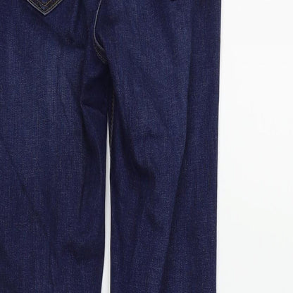 Topshop Girls Blue   Straight Jeans Size S