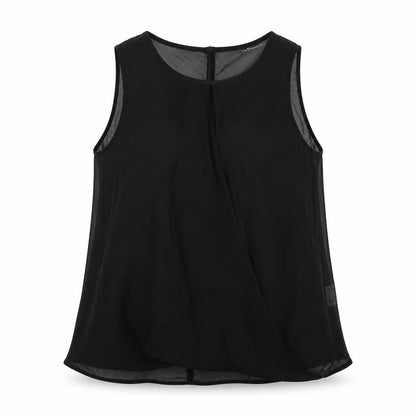 Womens UK Size 8 Internacionale Black Basic T-Shirt