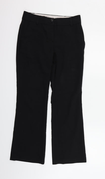TU Womens Black   Trousers  Size 8 L26 in
