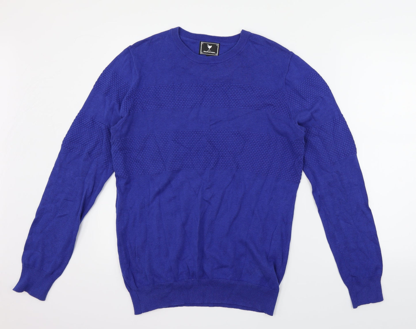 John Partidge Mens Blue   Henley Jumper Size M