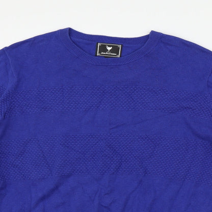 John Partidge Mens Blue   Henley Jumper Size M