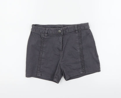 NEXT Girls Grey   Cut-Off Shorts Size 10 Years