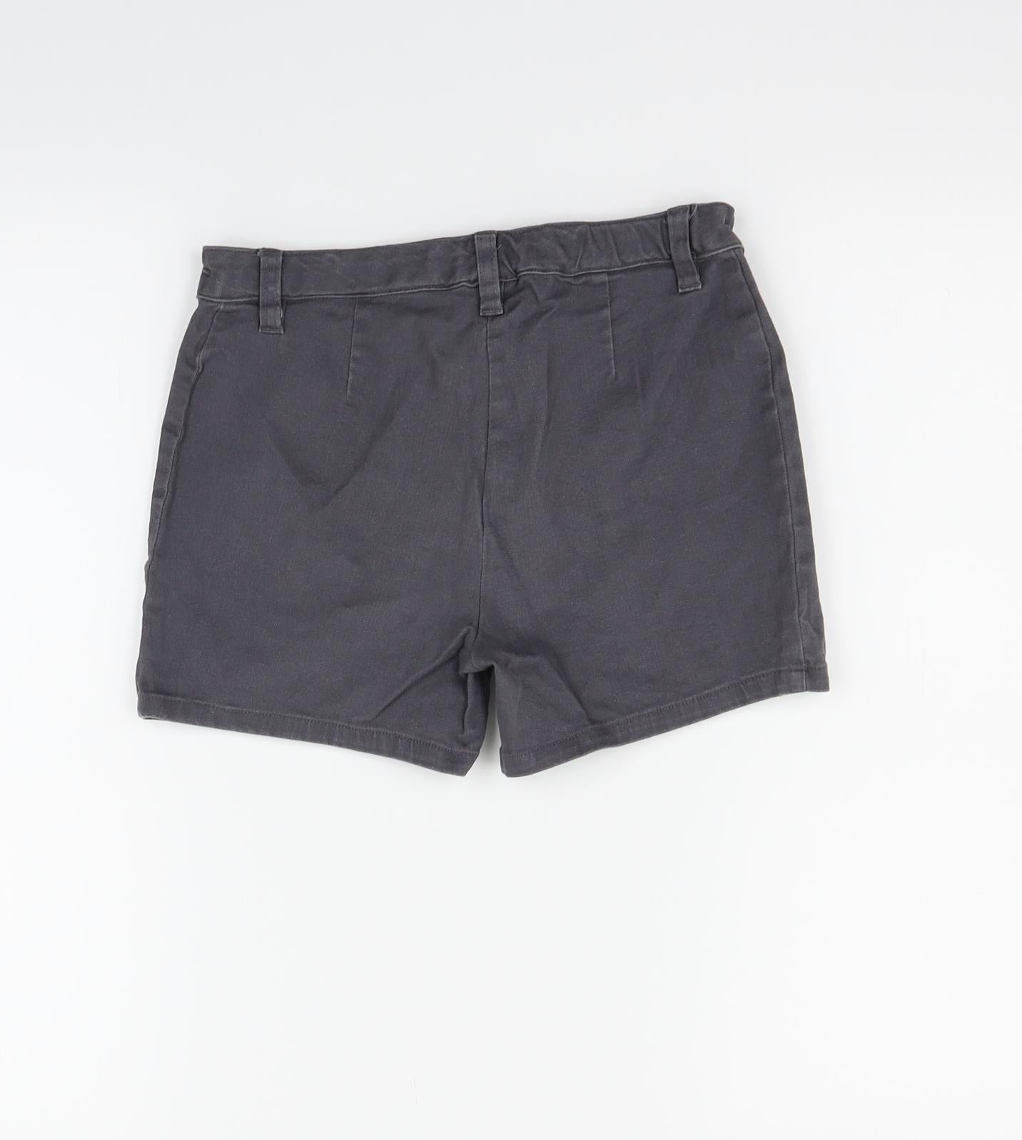 NEXT Girls Grey   Cut-Off Shorts Size 10 Years