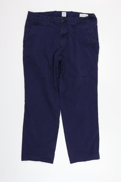 Womens UK Size 32 in Gap Regular Fit  Blue Trousers