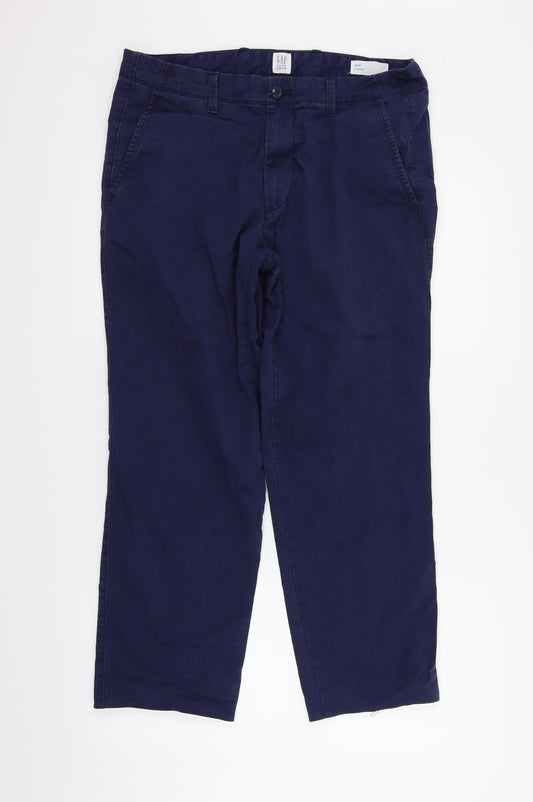 Womens UK Size 32 in Gap Regular Fit  Blue Trousers