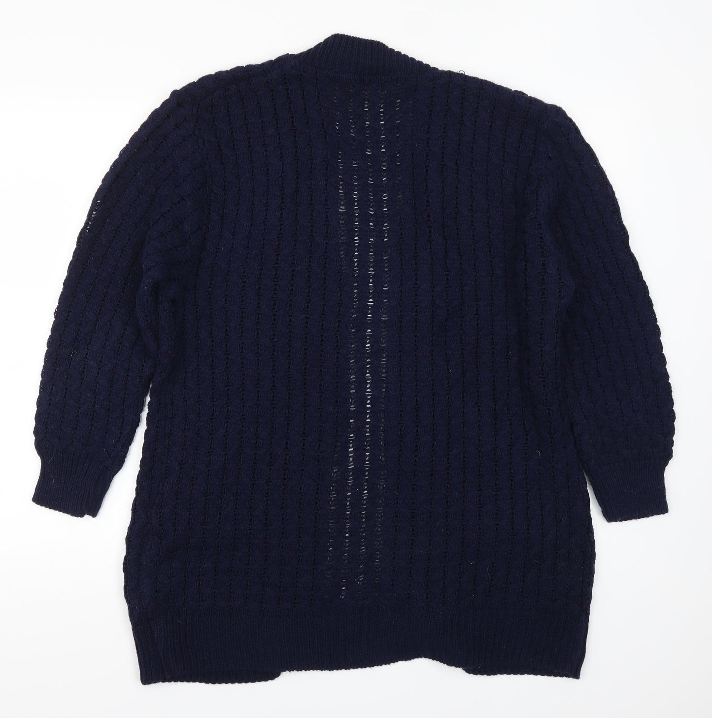 Glimpse Womens Blue   Cardigan Jumper Size L