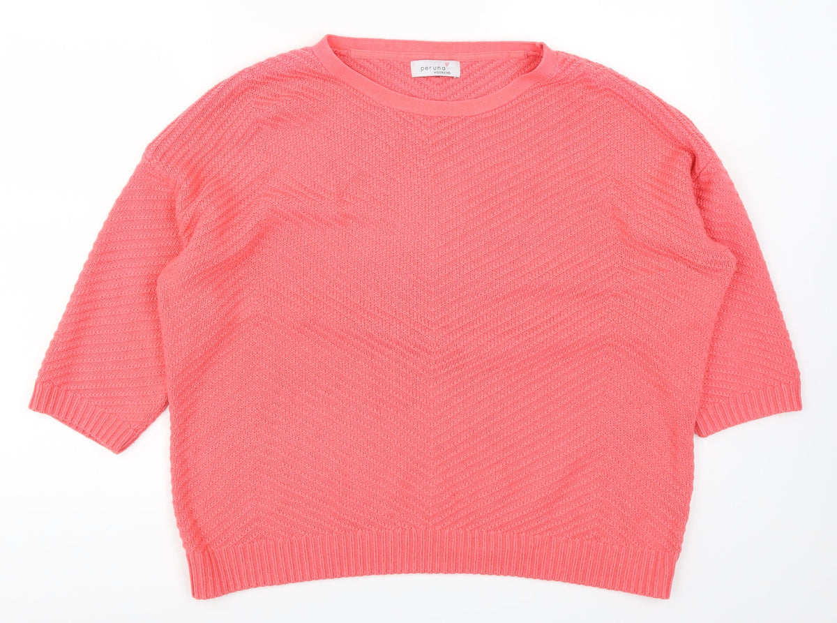 Marks & Spencer Womens Pink   Pullover Jumper Size 18