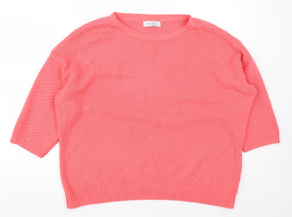 Marks & Spencer Womens Pink   Pullover Jumper Size 18
