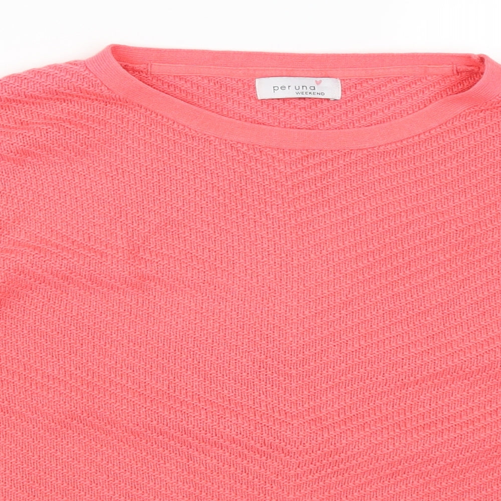 Marks & Spencer Womens Pink   Pullover Jumper Size 18