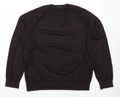 F&F Mens Brown   Pullover Jumper Size L