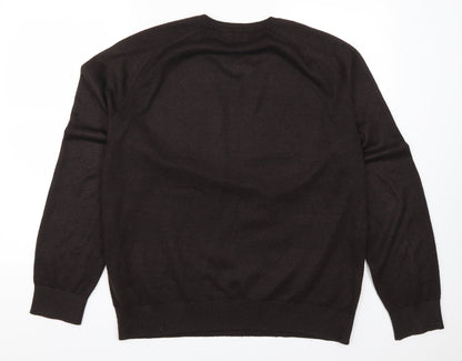 F&F Mens Brown   Pullover Jumper Size L