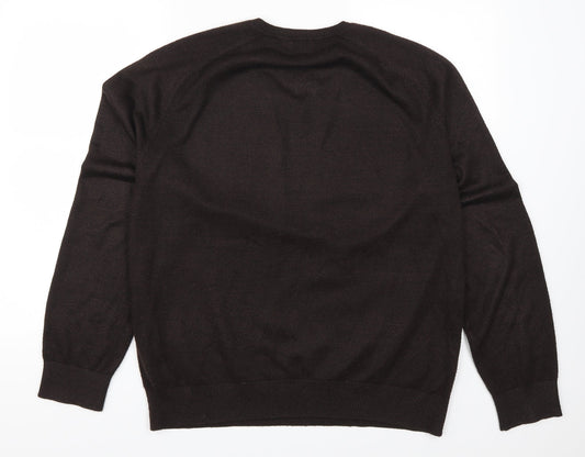 F&F Mens Brown   Pullover Jumper Size L