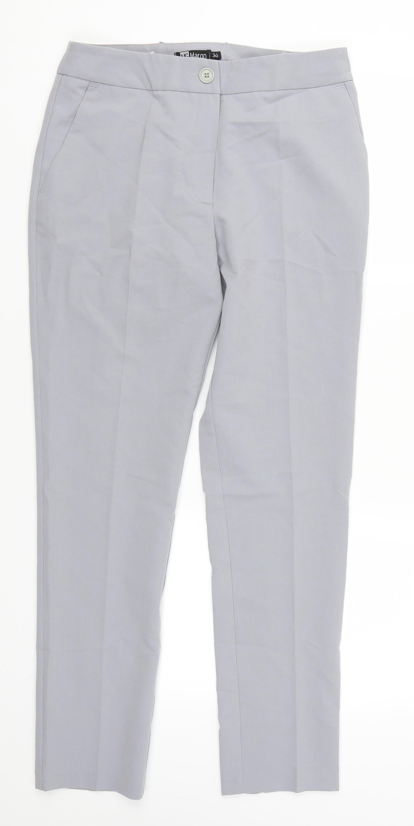 MG Margo Womens Grey   Trousers  Size 8 L29 in