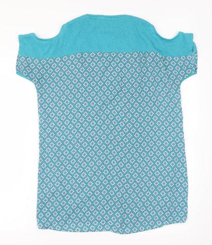Womens UK Size 12 NEXT Blue Basic T-Shirt