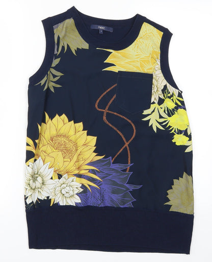 Womens UK Size 10 NEXT Blue Basic Tank