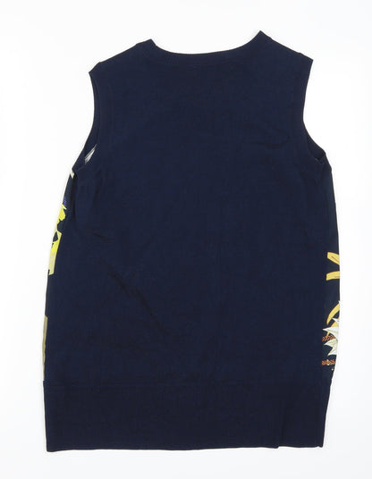 Womens UK Size 10 NEXT Blue Basic Tank