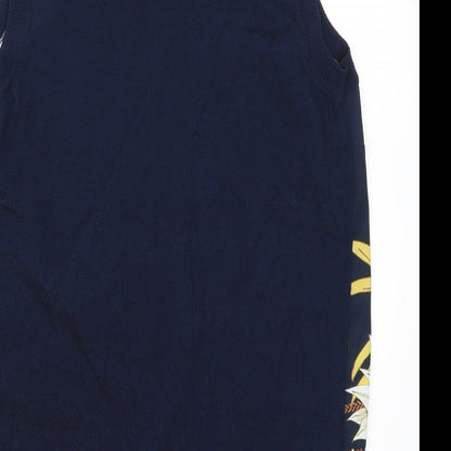 Womens UK Size 10 NEXT Blue Basic Tank