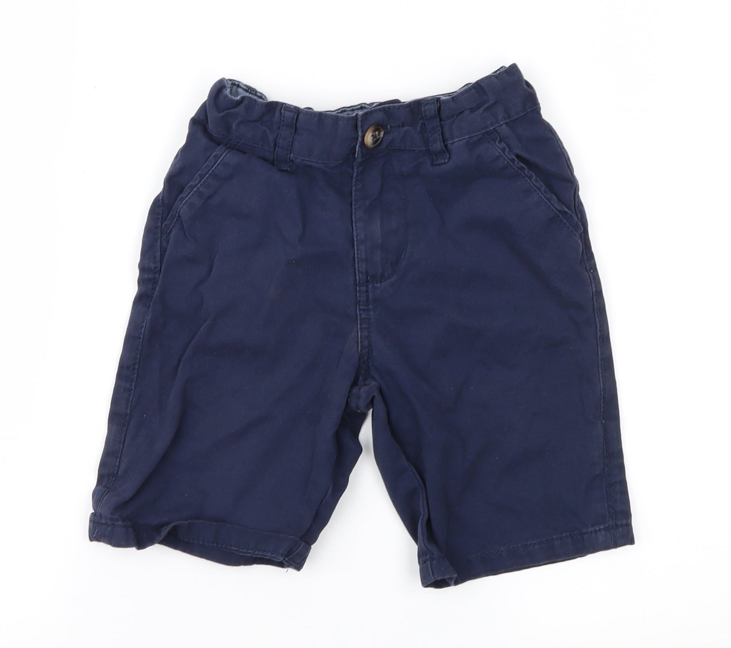 Denim & Co. Boys Blue   Chino Shorts Size 5-6 Years