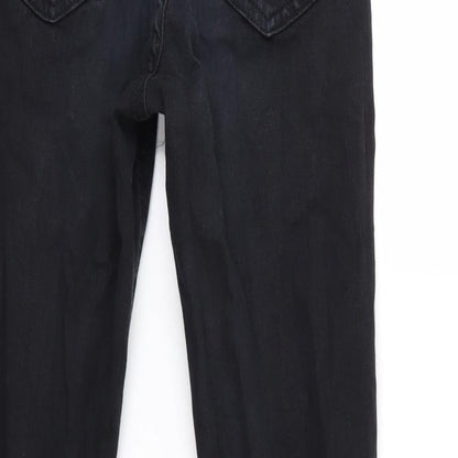 Topshop Womens Black  Denim Skinny Jeans Size 26 in L32 in