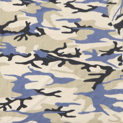 Boohoo Boys Brown Camouflage Jersey Basic T-Shirt Size 7-8 Years